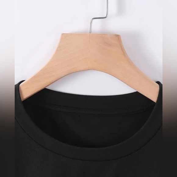 Contrast Bow Crew Neck T-Shirt - Picture 3 of 5